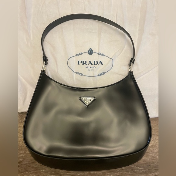 Prada Handbags - COPY - Prada Cleo Brushed Leather